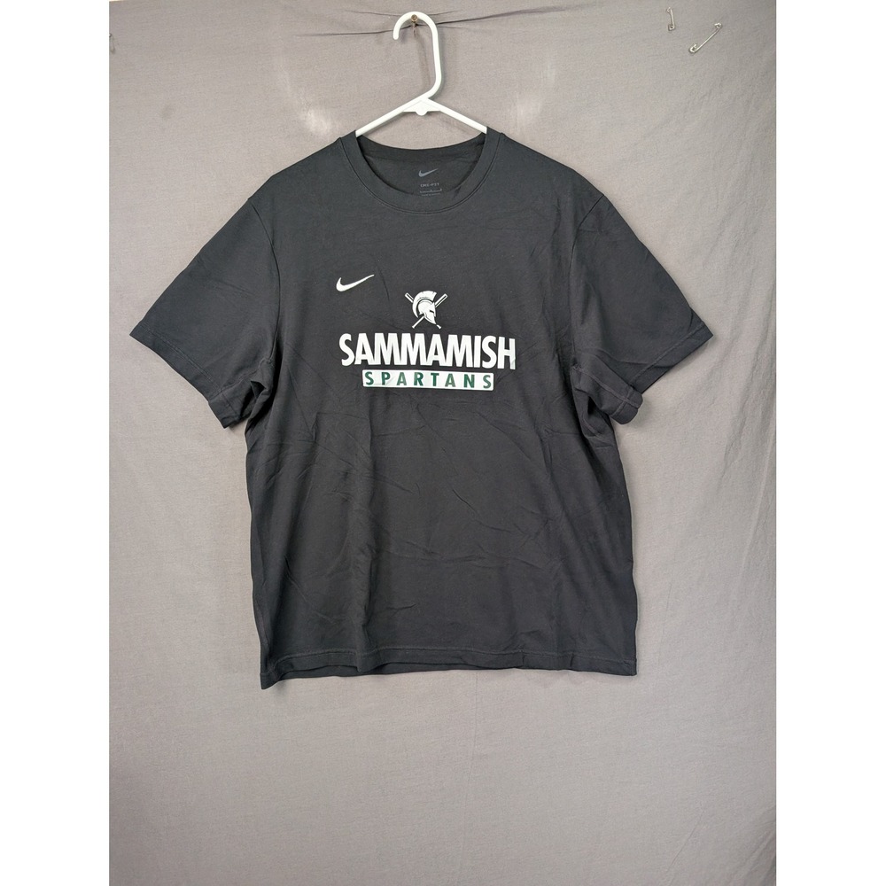 Nike Mens Sammamish Spartans Dri-Fit T-Shirt Black HF6915-010 Large